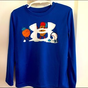 NWT Size 4 boy’s Under Armor shirt